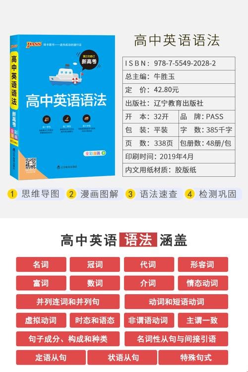 绿卡图书高中英语语法全彩漫画版电子版