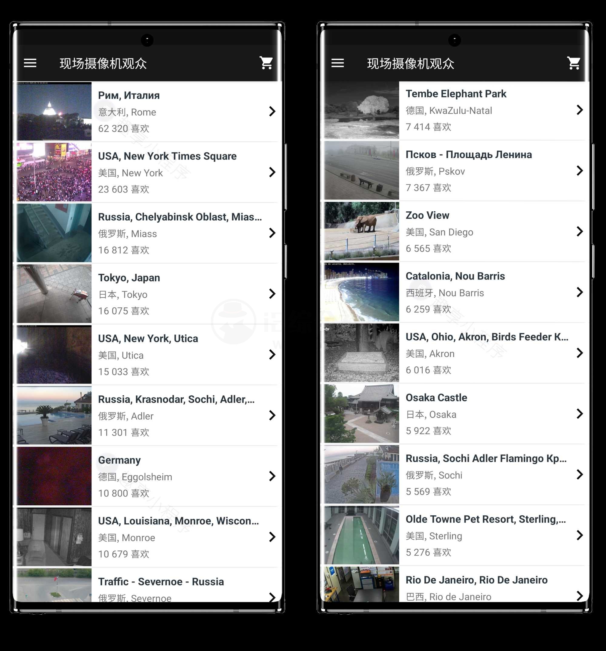 图片[1] | 现场摄像机观众v2.1，可看全世界的公开摄像头 | i3综合社区